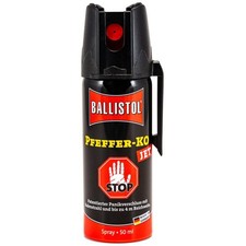 Ballistol Pfeffer-KO JET 50 ml Verteidigungsspray Tierabwehrspray Pffeferspray