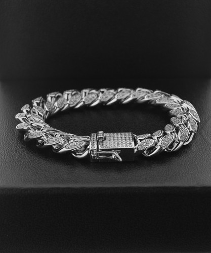 Full iced out bracelet - out,