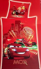 Bettwäsche Bettset Bettwäschegarnitur Kinderbettwäsche "Cars" 100%Baumwolle