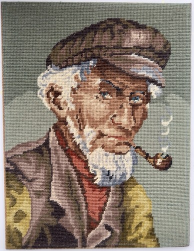 Vintage gobelin stickbild - vintage,