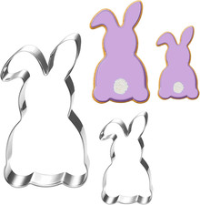 Osterhasen Ausstecher Set Groß Klein Ostern Plätzchen Linzer Frühling