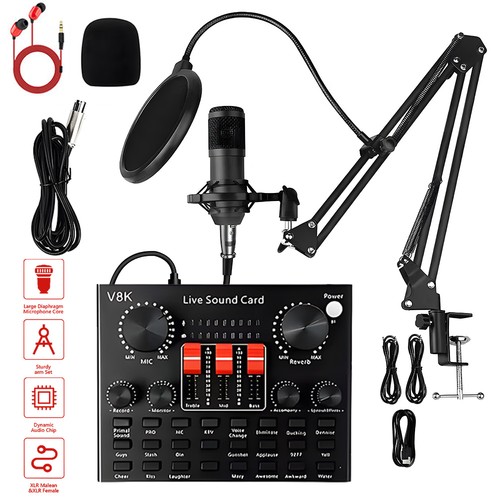 Bm800 usb mikrofon kit 192khz - usb,