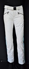 BOGNER DAMEN SKIHOSE MAGALI FRANZI WEIß-TÜRKIS Stretch UVP 549 € Gr 36L S NEU