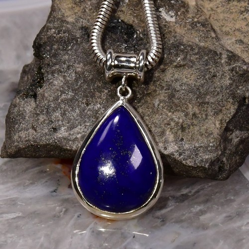 Lapislazuli anhänger 925er - anhänger,,