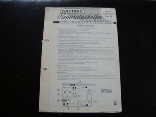 Original service manual - original,