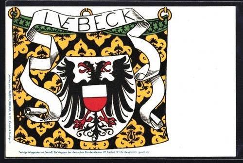 Lübeck wappen mit adler - wappen, und