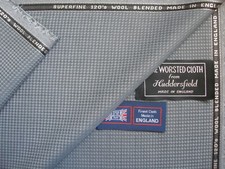 Super 120er WOLLMISCHUNG LT. GEWICHTSANZUG STOFF MADE IN ENGLAND = 3,4m.