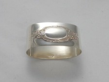 *RAR* Großer Serviettenring Medaillon aus 800er Silber von Reiner Neuwertig!