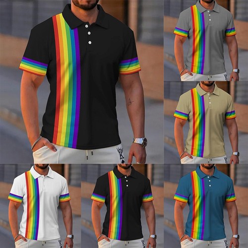 Herren regenbogen print - herren,