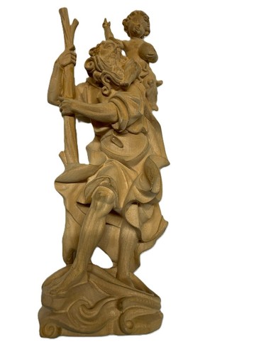 Christopherus holzfigur - christopherus,