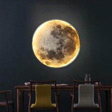 3D Wandleuchte Mond Wandlampe,Dimmbar Für Wohnzimmer Schlafzimmer Kinderzimmer