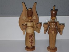 Erzgebirge Engel und Bergmann