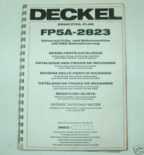 Ersatzteilplan Deckel Fräsmaschine FP5A 2823