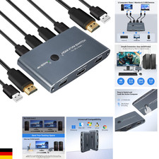 Aluminium KVM Switch 4K | 2 PC