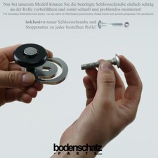 Hörmann Garagentor Rolle mit Platte 3004333 Ersatzrolle Laufrolle Replikation 