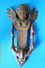 Türklopfer Eisen Engel braun