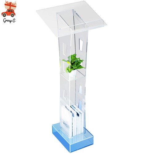 Rednerpult podium klar - podium,