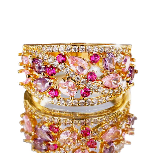 Damen ring gold - ring, weiß