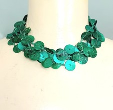 5 Strang grüne flache Muschel