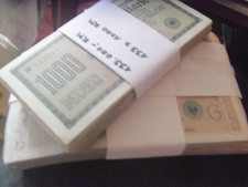 Reichsbanknoten - 2 Bündel