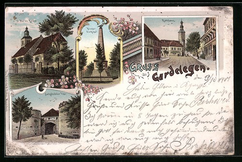 Lithographie gardelegen st - lithographie, gardelegen,