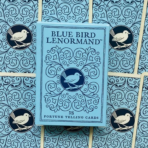 Blue bird lenormand - bird,