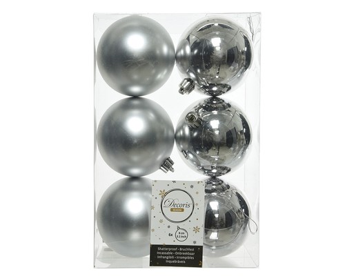 Weihnachtskugeln 8cm - 6,