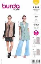 Burda style 5827 weste gr - weste,