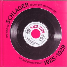 Das Grosse Schlager Archiv des Jahrhunderts 1925 - 1929 CD-Buch 