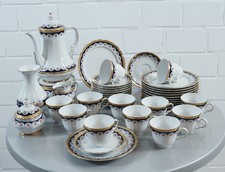 Winterling Porzellan geblümt Goldrand Kobalt verschiedene Teile auswählbar