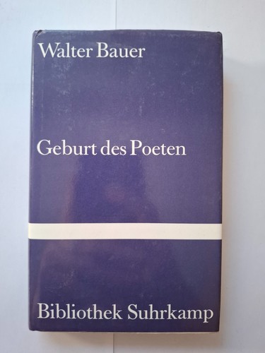Geburt des poeten - geburt, walter