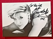Original-Autogramm von Samantha Fox, s/w-Foto, 17,8 x 12,7 cm