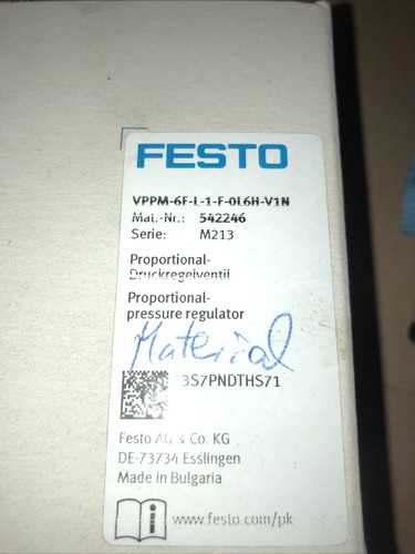 Festo proportional druckventil - festo,