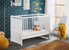Babybett Kinderbett Gitterbett Beistellbett Jugendbett + Matratze TIMMY 120 x 60