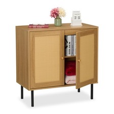 Kommode Beistellkommode Sideboard Küchenschrank Beistellschrank Rattan-Kommode