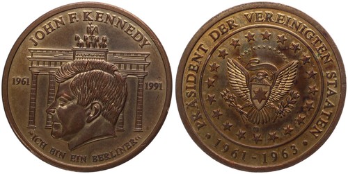 Medaille john kennedy - medaille,