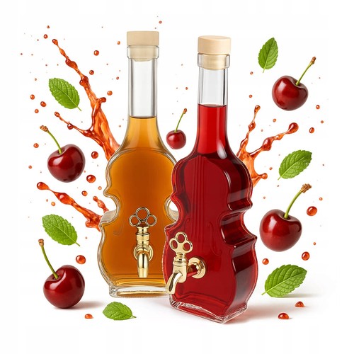 Glasflasche violinkaraffe mit - glasflasche,,