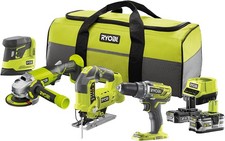 Ryobi 5133003620 Kit R18CK4B-252S Bohrer/Schrauber Schleifmaschine Lichtsäge