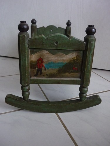 Puppenwiege antik antike alte - antike,