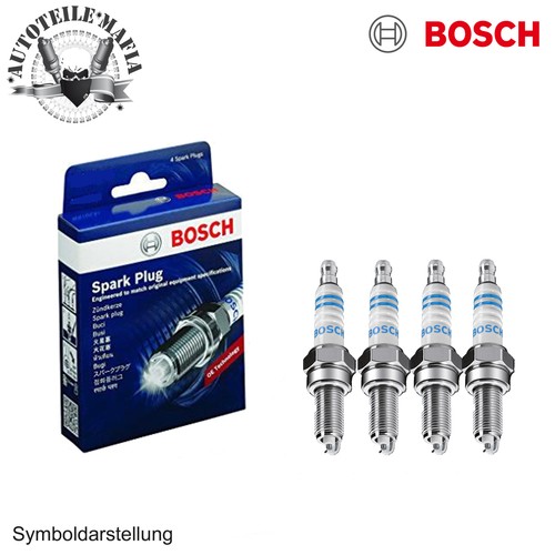Bosch zündkerzen für audi - bosch, 4x
