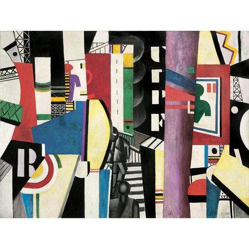 Leger die stadt kunstdruck - leger,