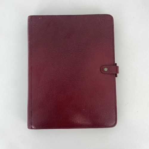 Vintage filofax organizer rot - organizer,