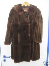 Damen Echtpelz Mantel