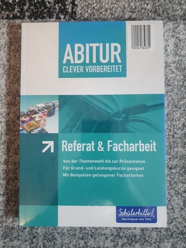 Referat und facharbeit abitur - und,