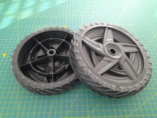 2 Stk Kunststoffrad Ersatzrad 175mm 12mm für Bollerwagen, Kompressor, Rasenmäher