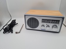 Radio Sangean WR-1 Holzgehäuse Holz Holzoptik 2 Band Radio mit Aux