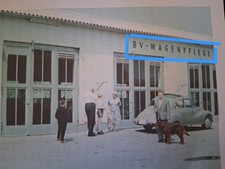 ARAL/ BV  -  WAGENPFLEGE  Wandbeschriftung orig. 30er Jahre--absolute Rarität-