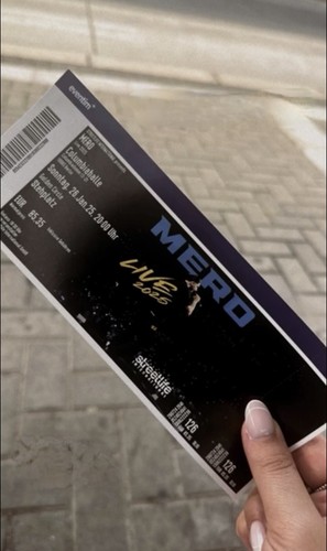 Mero ticket 2025 berlin golden - 2025,