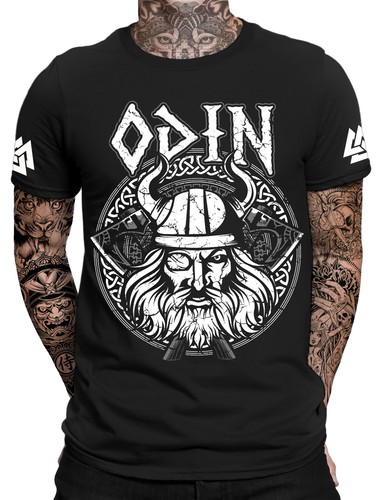 Odin runen valknut shirt - odin,