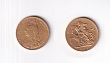 Goldmünze Großbritannien Sovereign Victoria 1 Pound 1892